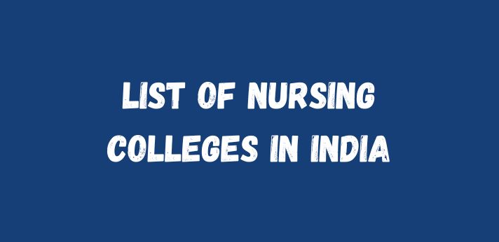 List of Nursing Colleges in India