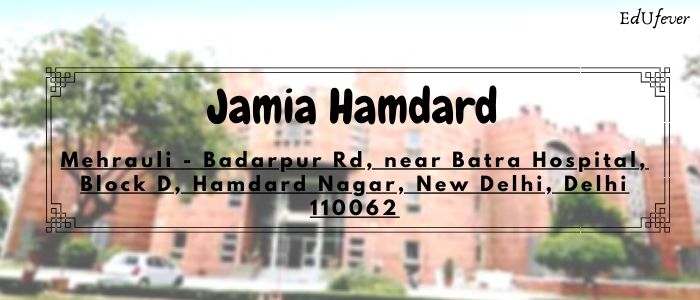 School of Pharmaceutical Education & Research Jamia Humdard New Delhi