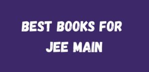 Best Books for JEE Main