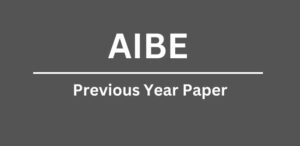 AIBE Previous Year Paper
