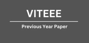 VITEEE Previous Year Paper