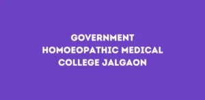 Government Homoeopathic Medical College Jalgaon