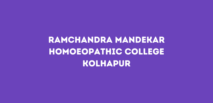 Ramchandra Mandekar Homoeopathic College Kolhapur