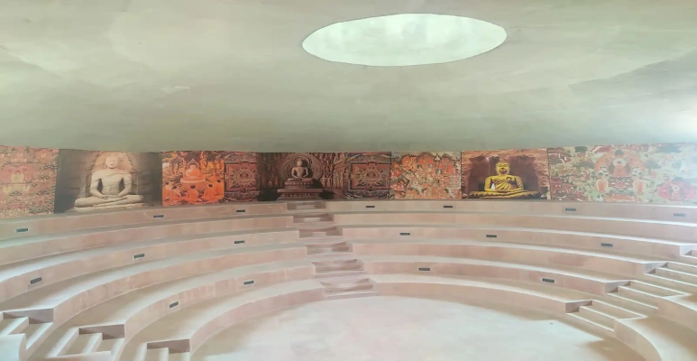 Nalanda University Meditation Hall