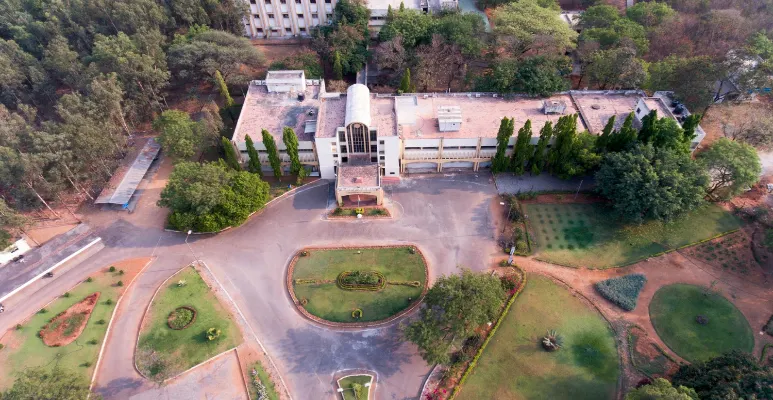 University of Hyderabad Top view