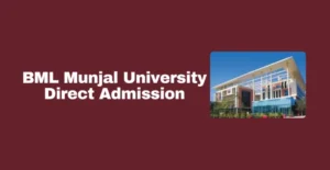 BML Munjal University Direct Admission