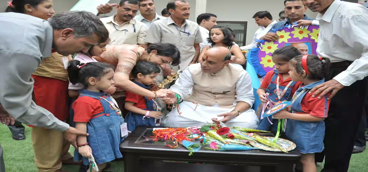 Abhinav Global School Dwarka Celebrate Raksha Bandhan