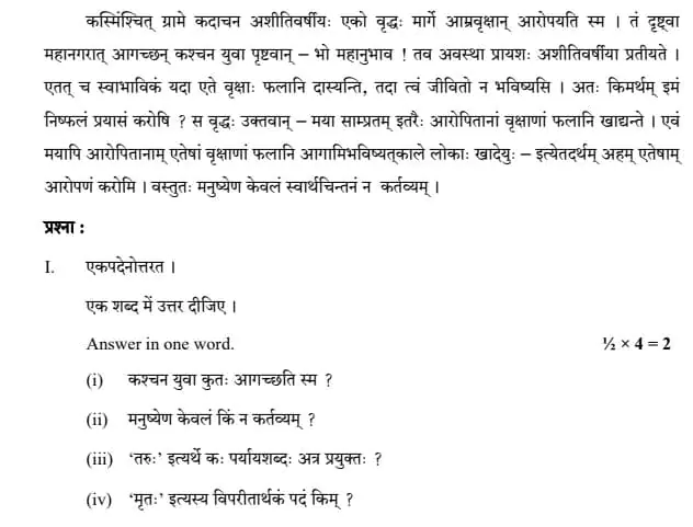 Class-10-Sanskrit-Practice-Paper