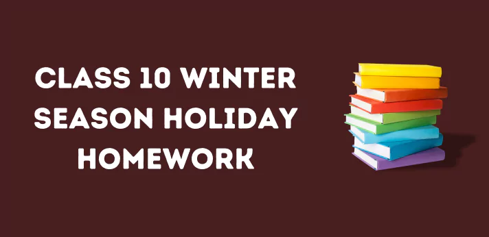 Class 10 Winter Season Holiday Homework