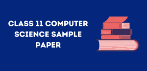 Class 11 Computer Science Sample Paper