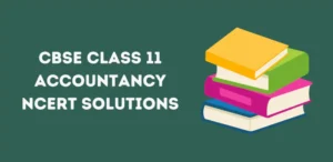 CBSE Class 11 Accountancy NCERT Solutions