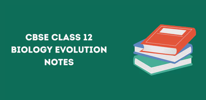 CBSE Class 12 Biology Evolution Notes