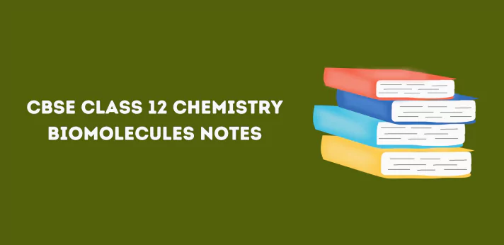 CBSE Class 12 Chemistry Biomolecules Notes
