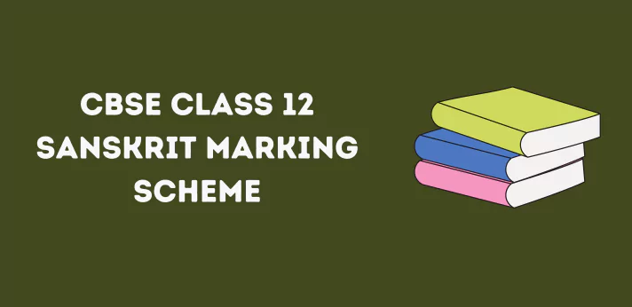 CBSE Class 12 Sanskrit Marking Scheme
