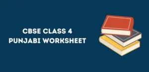 CBSE Class 4 Punjabi Worksheet