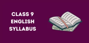 CBSE Class 9 English Syllabus