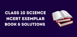 Class 10 Science NCERT Exemplar Book & Solution