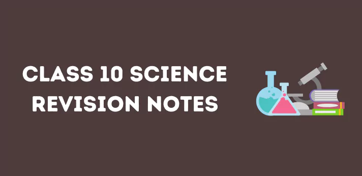 Class 10 Science Revision Notes