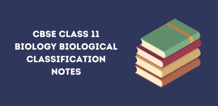 Class 11 Biological Classification Notes