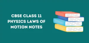 Class 11 Physics Laws Of Motion Notes
