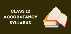 CBSE Class 12 Accountancy Syllabus