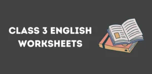 CBSE Class 3 English Worksheets