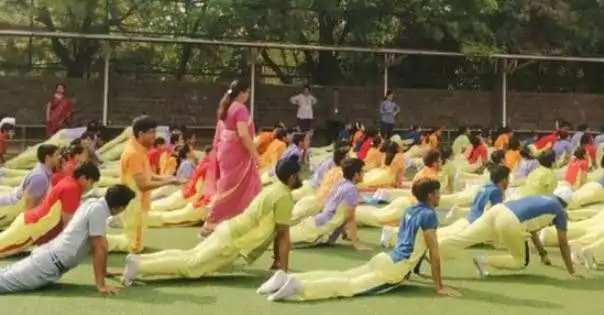 Venkateshwar-International-School-Yoga