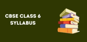 CBSE Class 6 Syllabus