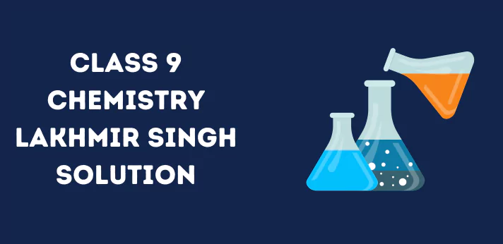 Lakhmir Singh Solution For Class 9 Chemistry