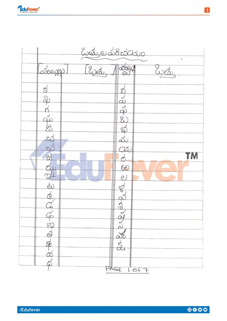 CBSE Class 4 Telugu Worksheets