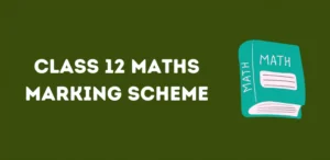 Class 12 Maths Marking Scheme