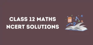 Class 12 Maths NCERT Solutions