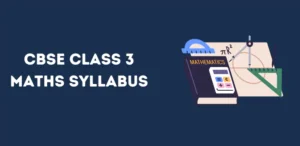 CBSE Class 3 Maths Syllabus