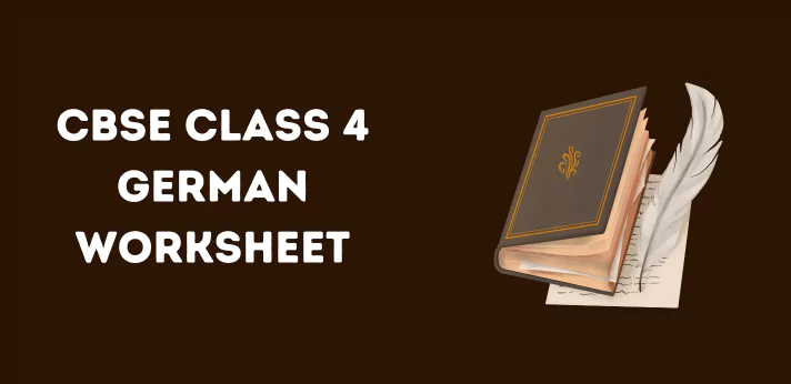 cbse-class-4-german-worksheet