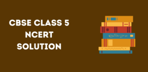 Class 5 NCERT Solution