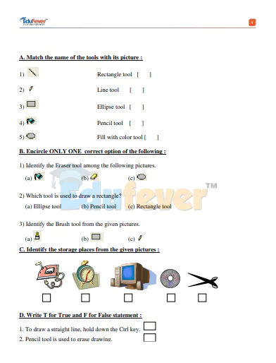 class-1-parts-of-computer-worksheet