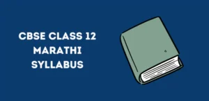 CBSE Class 12 Marathi Syllabus