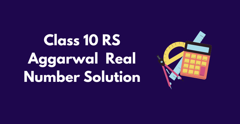 Class 10 RS Aggarwal Chapter 1 Real Number Solutions