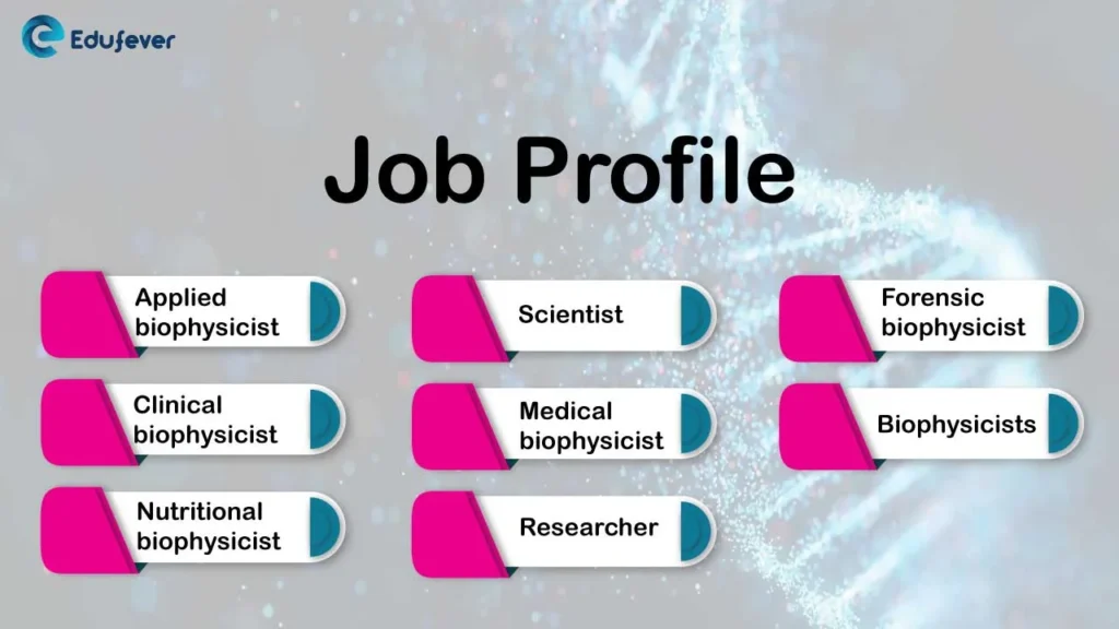 Job Profile for Biophysics Courses
